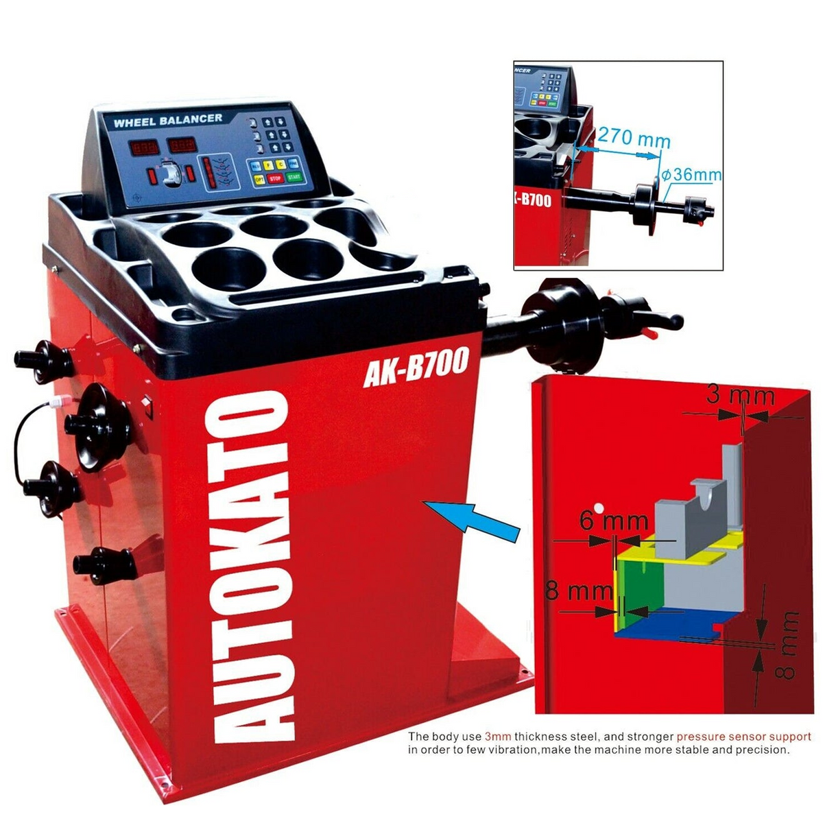 Katool KT-B700 Wheel Balancer