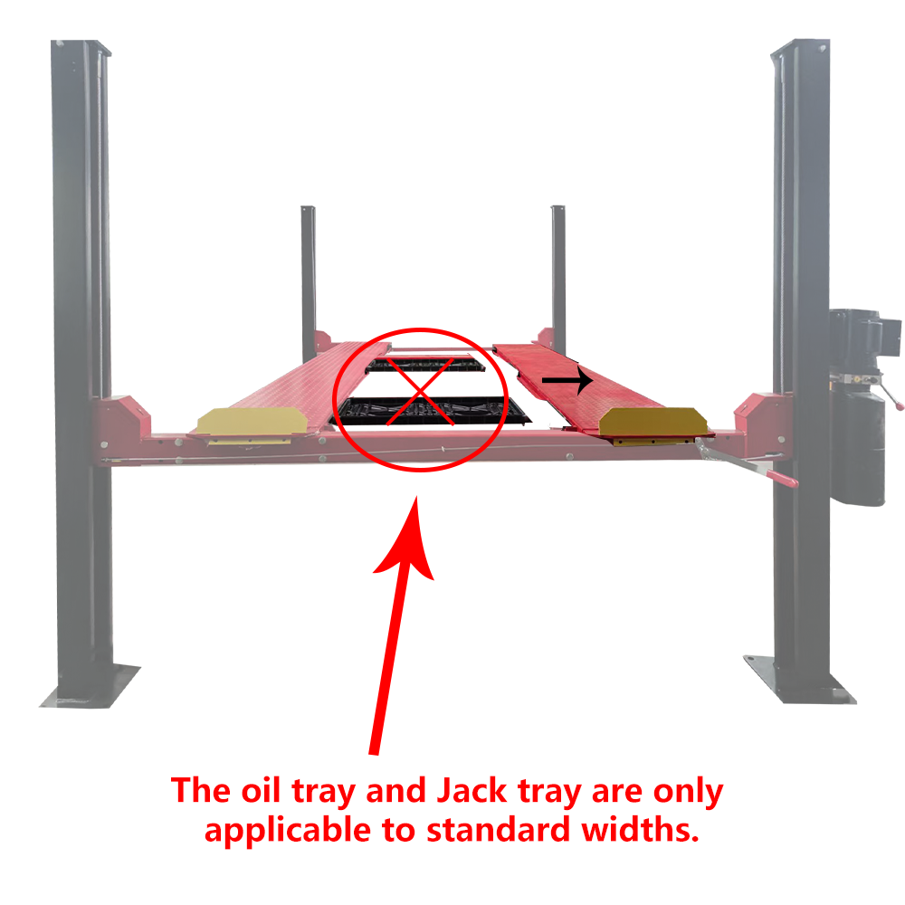 KT-4H950 Heavy Duty Parking Lift 9,500 lbs Capacity