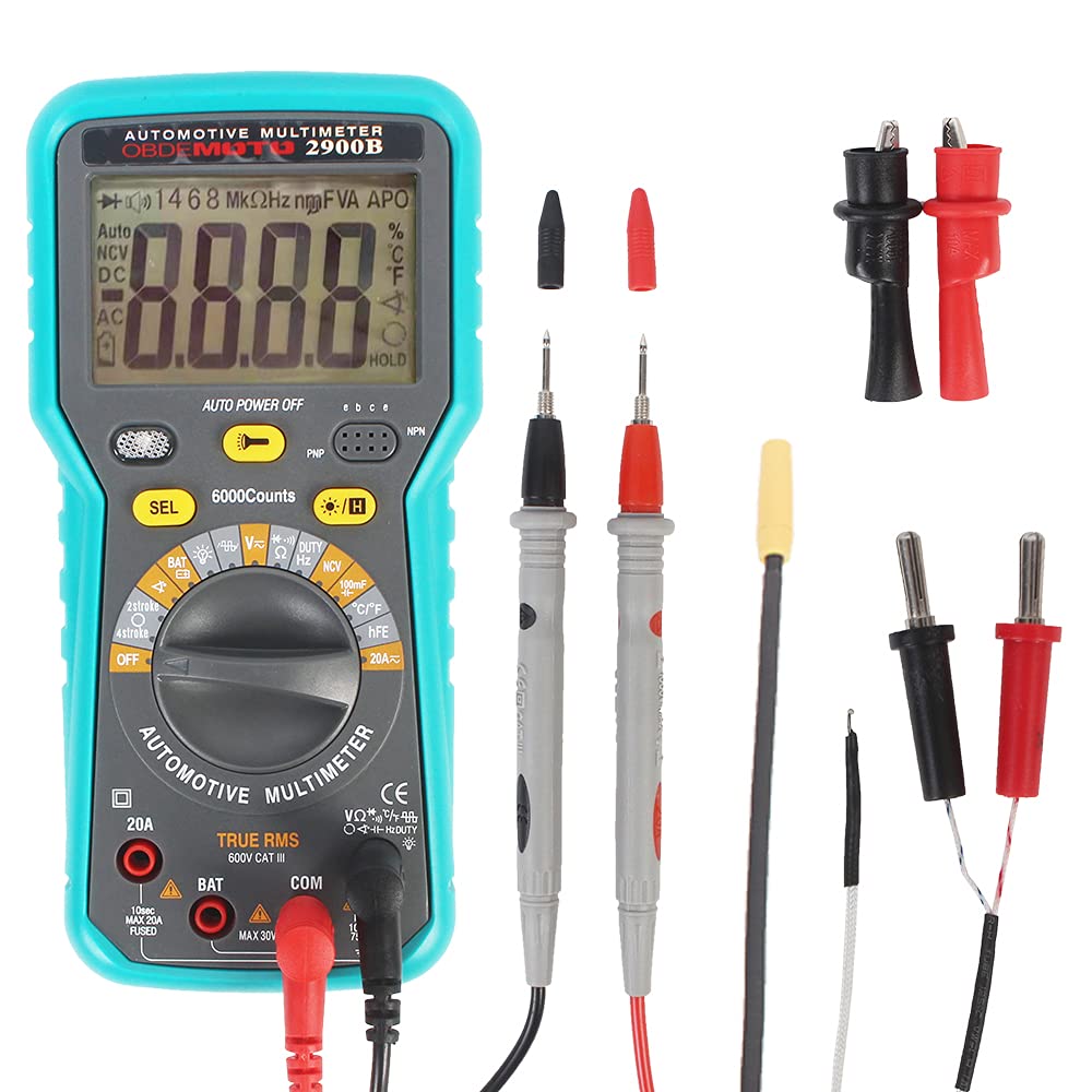 Digital Multimeter Tester TRMS 6000 Counts RPM