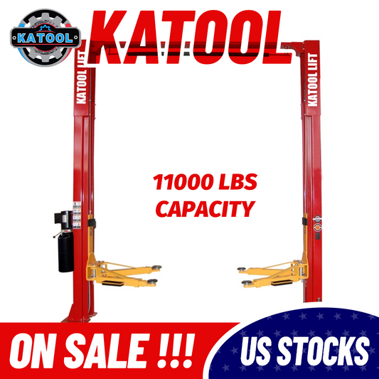 KT-M110 Two Post Clear Floor Lift 11,000lbs Capacity