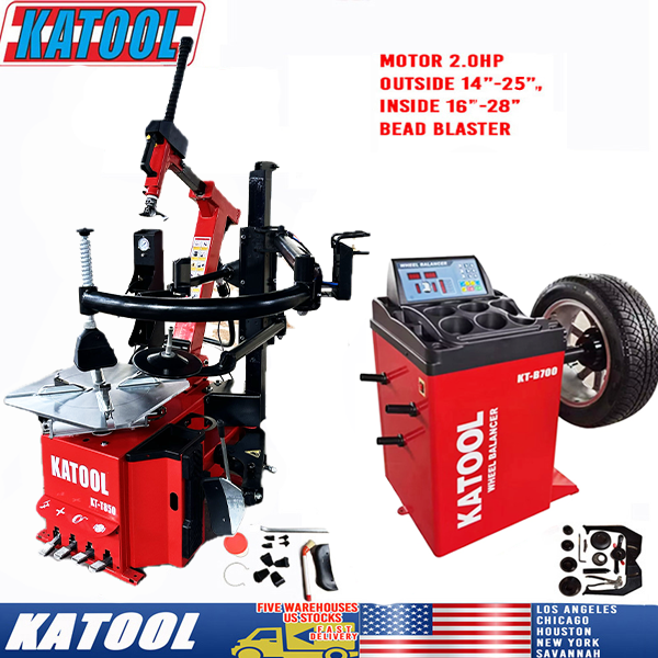 Combo 5: Tire Changer KT-T850 & Wheel Balancer KT-B700 – Katool ...