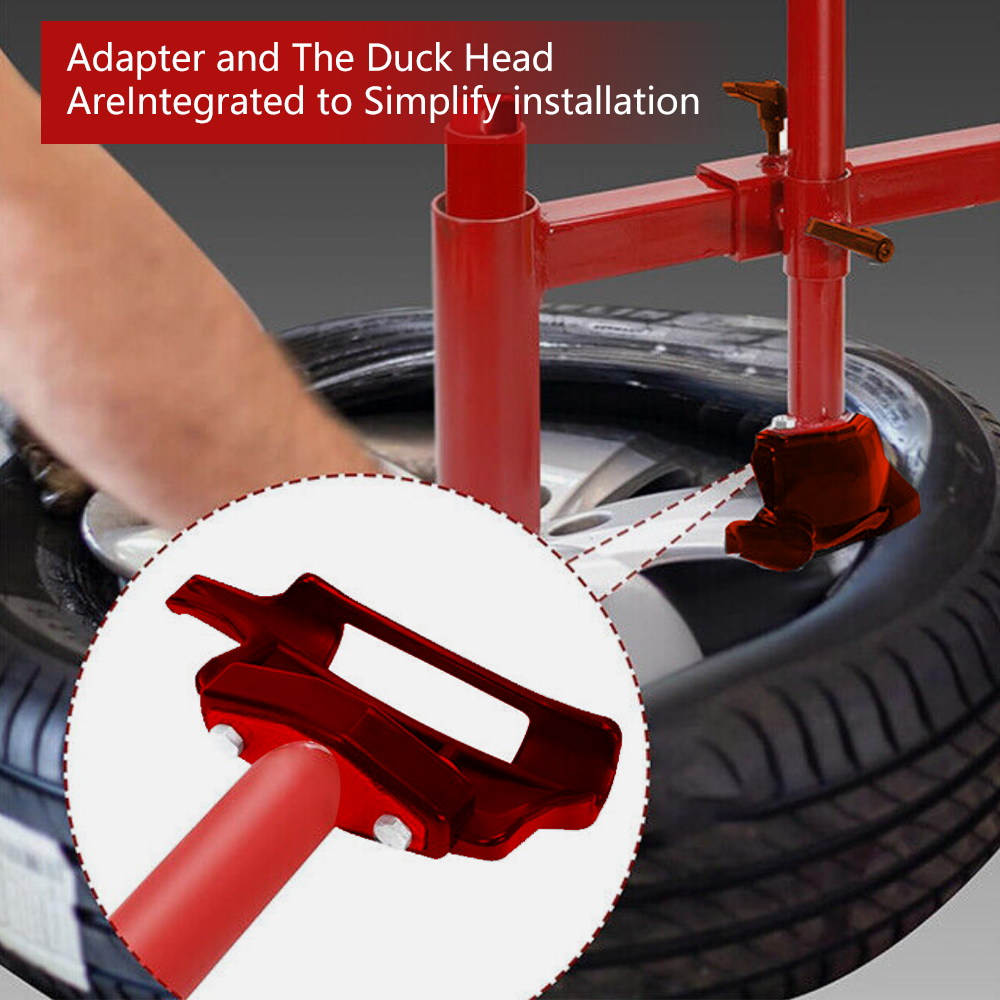 Manual Tire Changer Duck Head Adapter Kit with Duck Head Tire Changer Fit for Most Car Tires