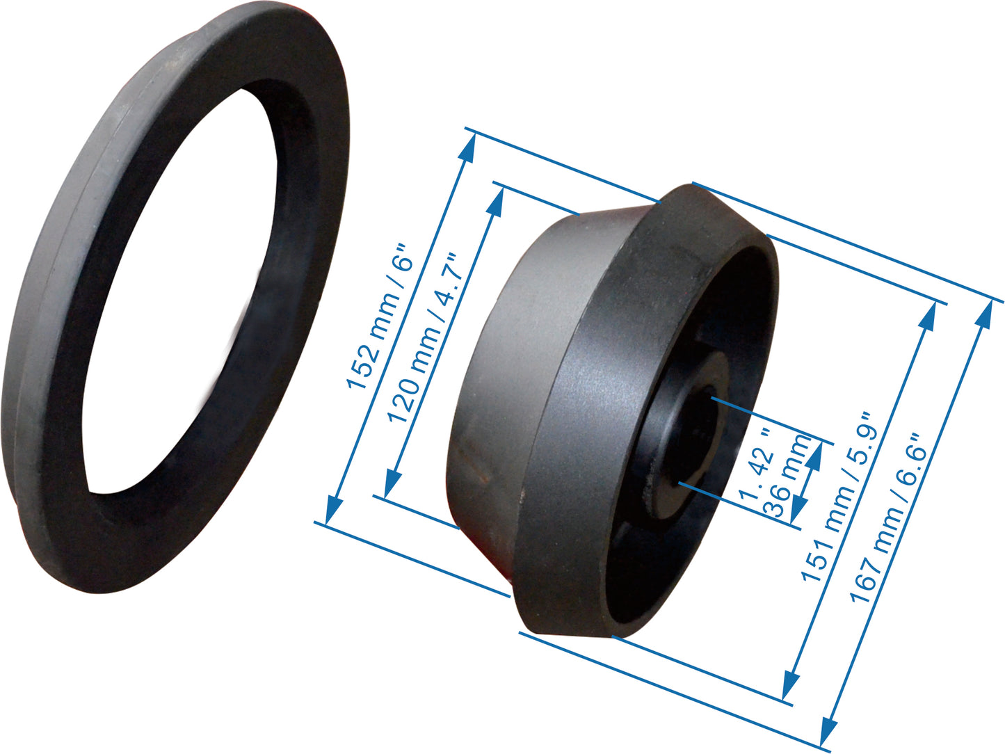 KT-HT1 Heavy Duty Truck Adapter Cone Set