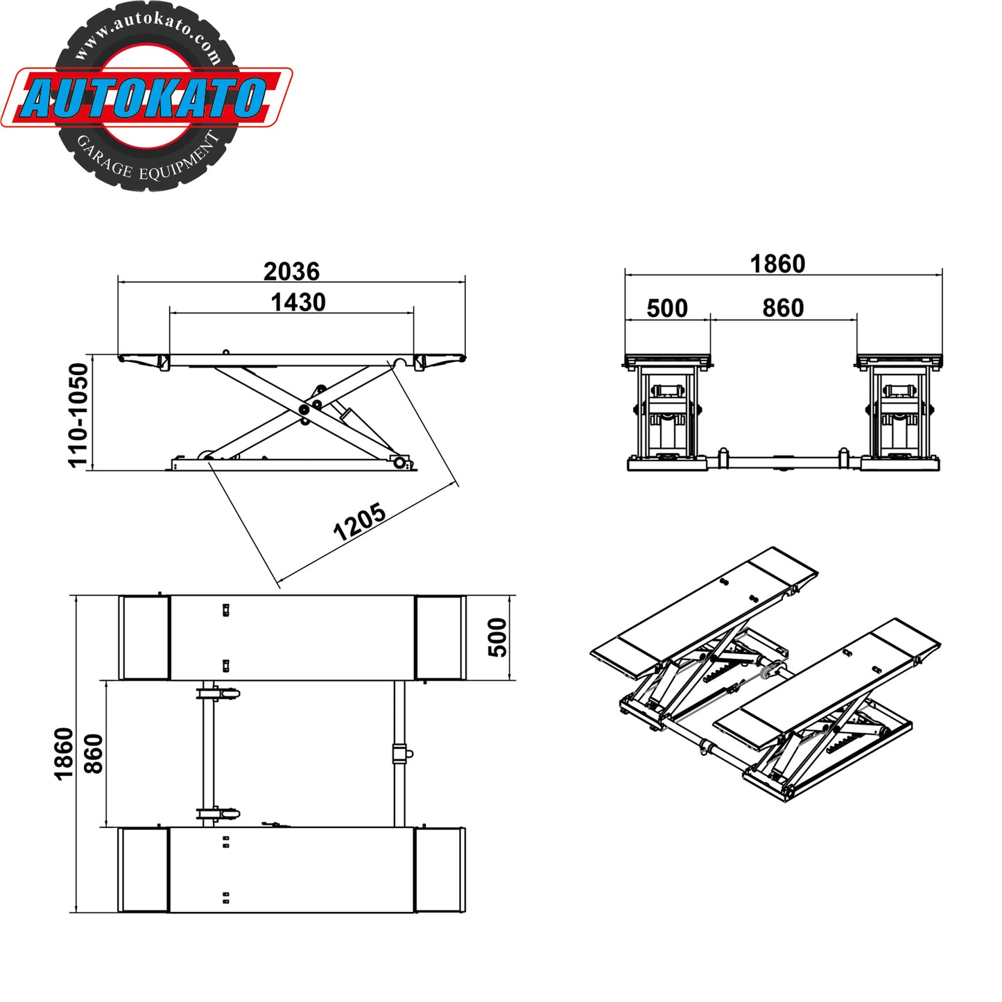 X85-Electric Mid Rise Scissor Lift