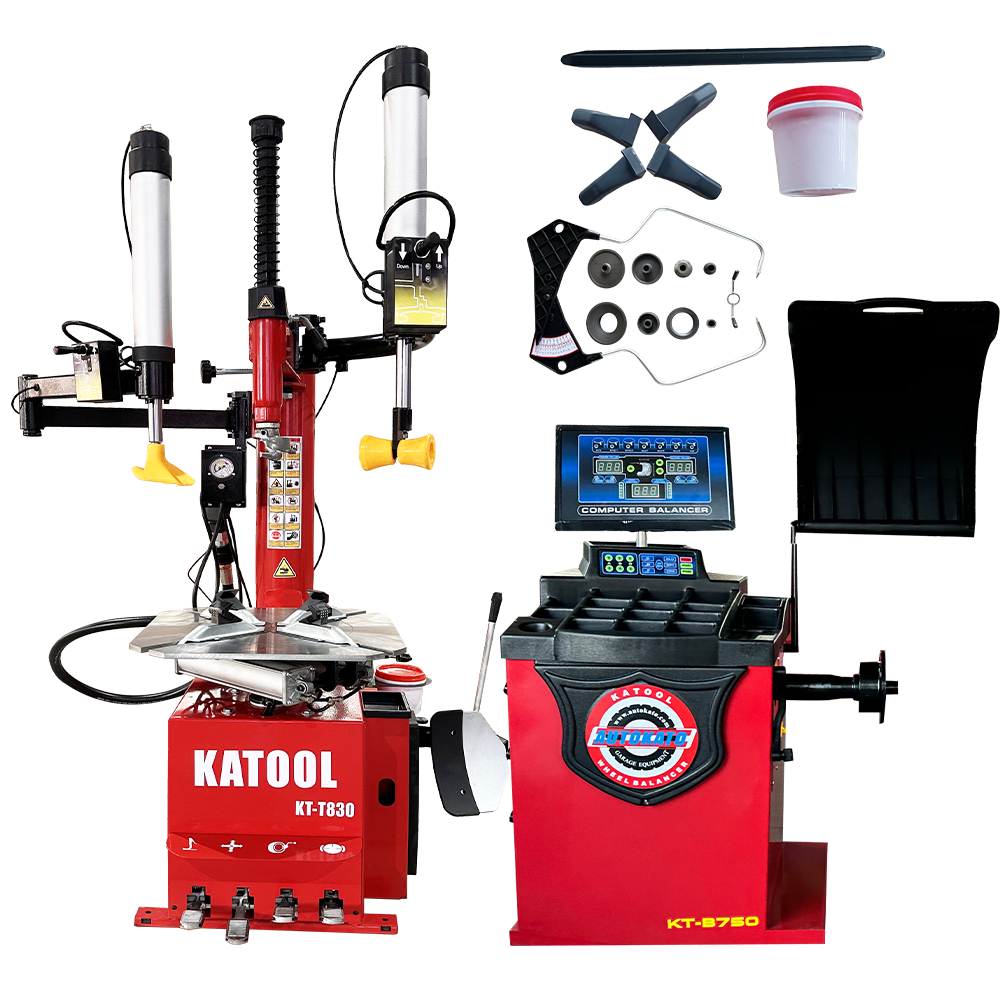 Combo 10: Tire Changer KT-T830 & Wheel Balancer KT-B750