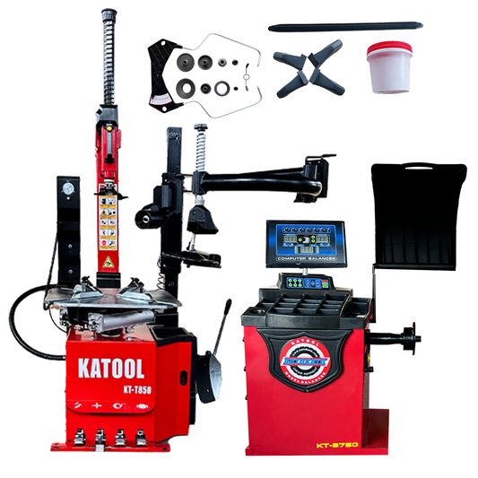 Combo 9: Tire Changer KT-T850 &  Wheel Balancer KT-B750