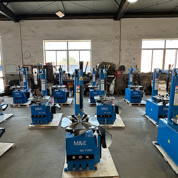 M&E ME-T500 Swing Arm Tire Changer Machine | 12"–24" Rim Capacity Tire Changer