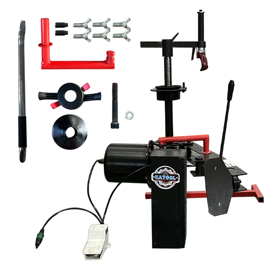 Motooltech KT-1030P Mini Tire Changer Machine 10-21 Inch for Road Rescue