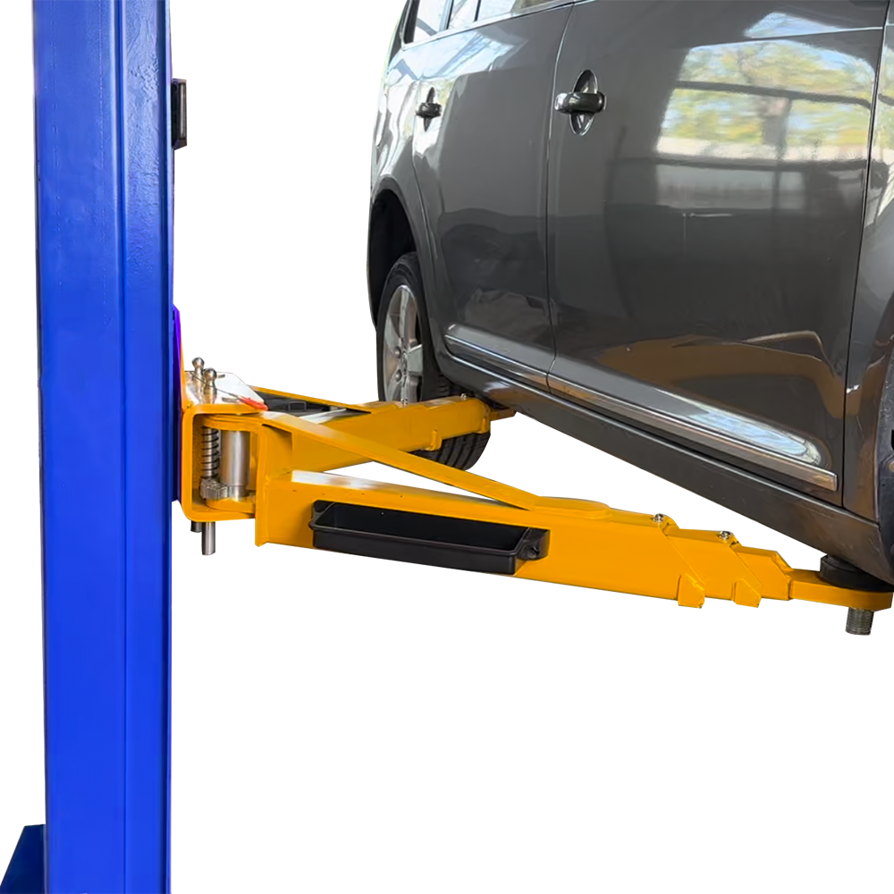 ME15000 lbs Single Point Lock Release Extra Height 167inch 2 Post Lift Two Post Car Lift Auto Lift Car Lift Hoist 2 Post Car Lift for Home Garage and Shop Repair ME-1510