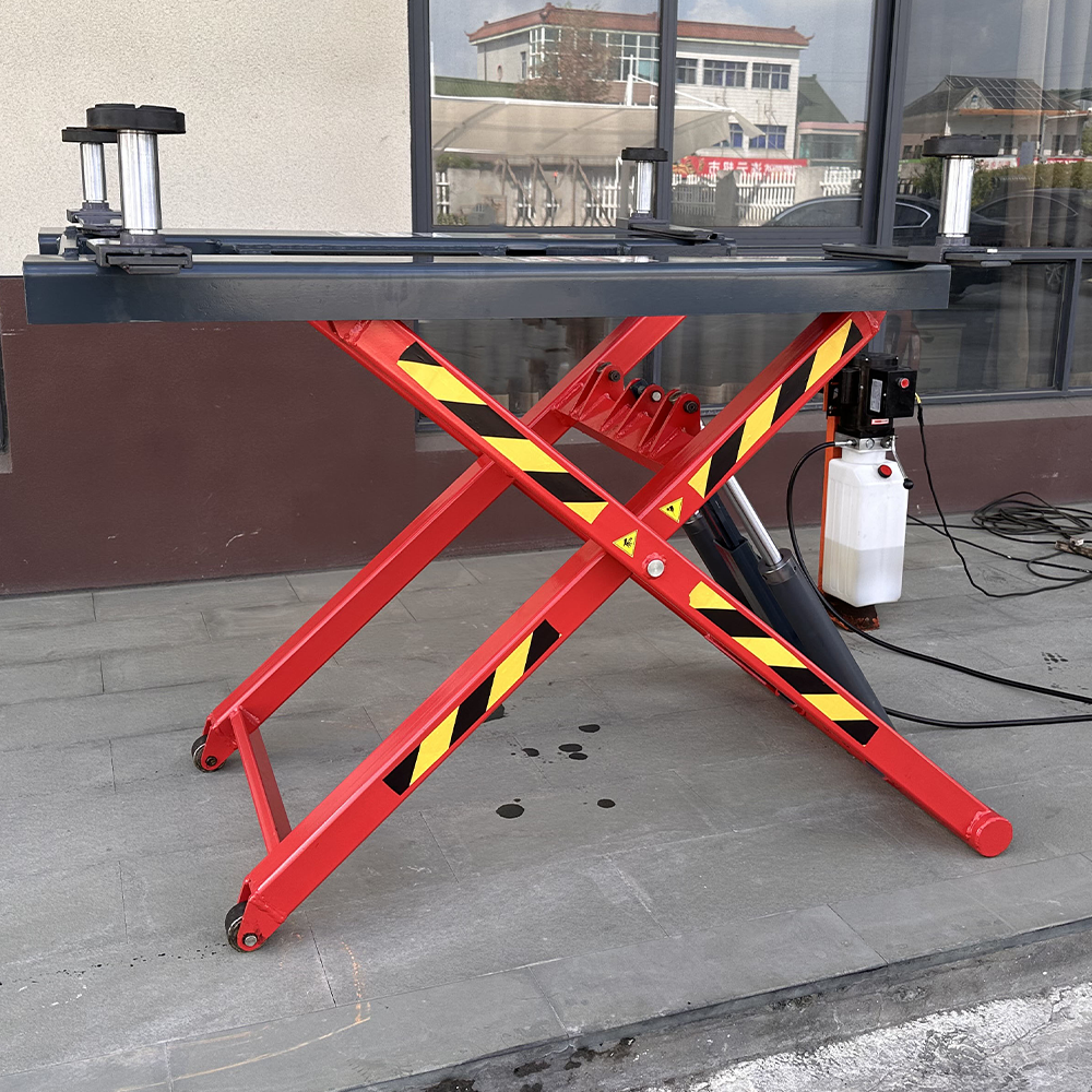 KATOOL 6000LB Portable Mid Rise Scissor Lift 48" Lifting Height (AK-X66) car lift