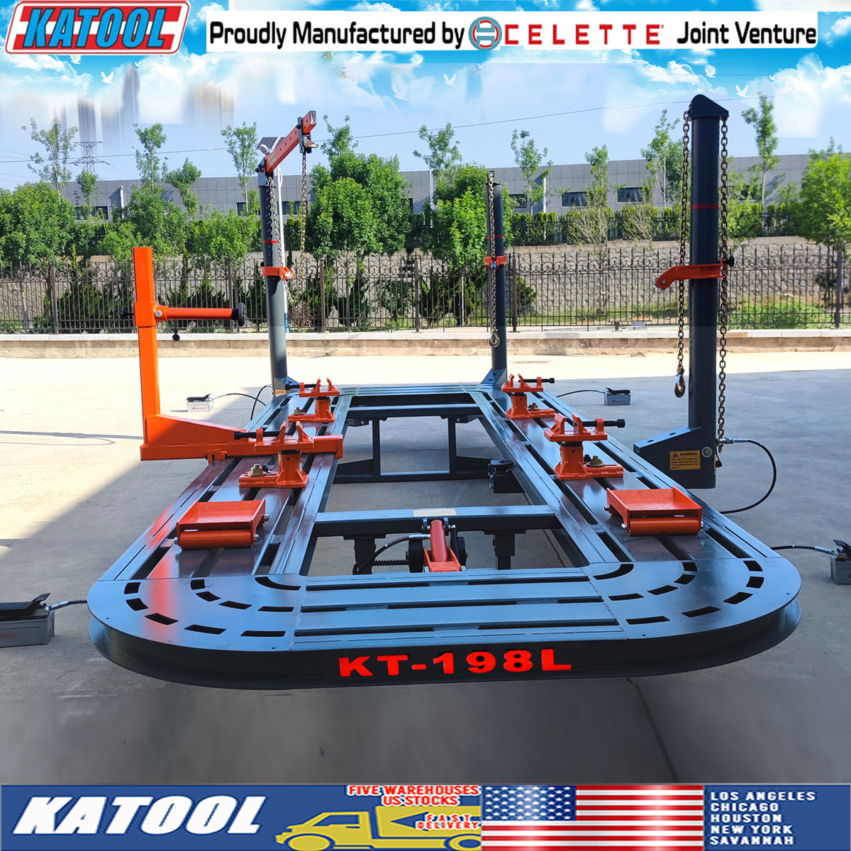 KATOOL AUTO BODY FRAME MACHINE --- KT-198L