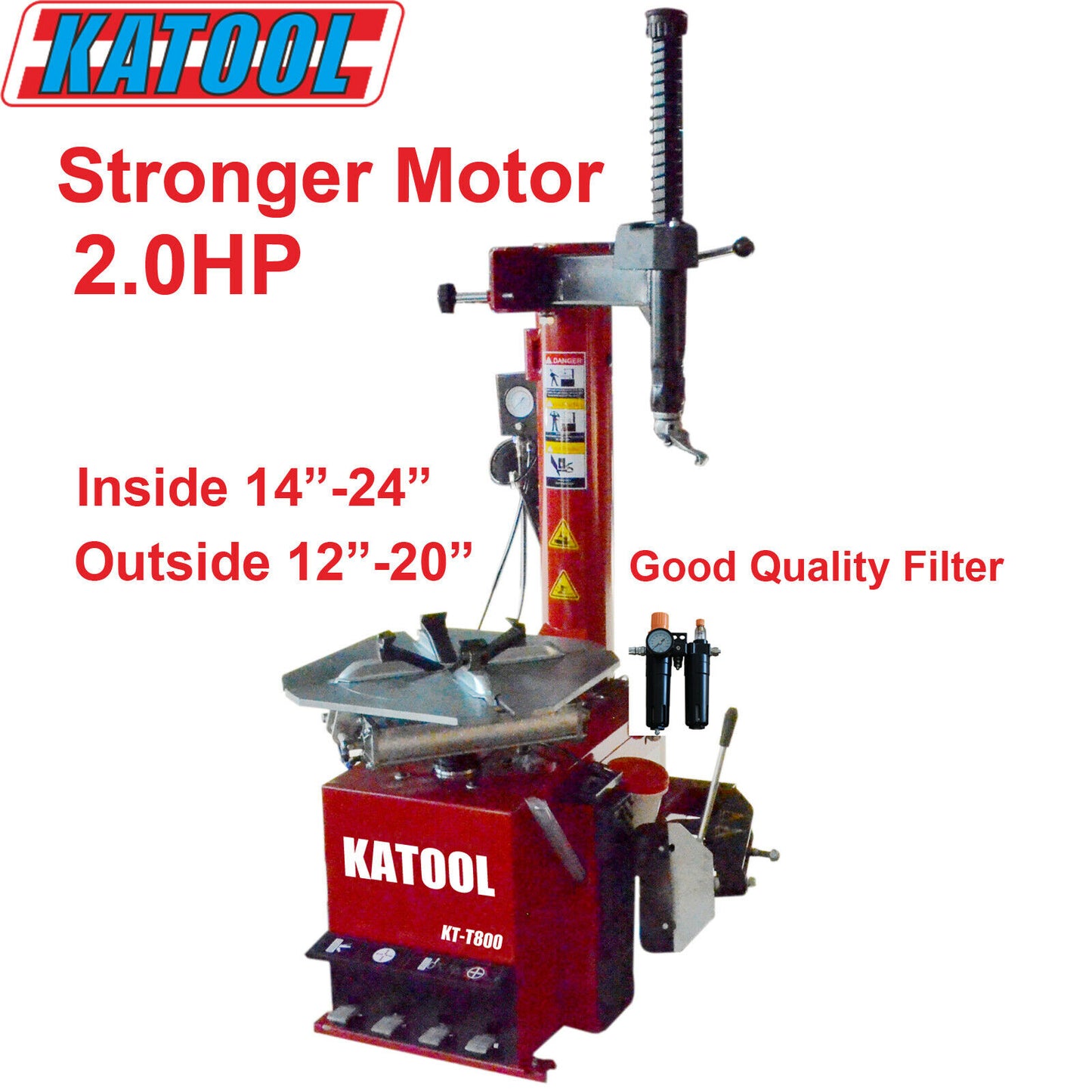 KATOOL KT-T800 Tire Changer + KT-B750 Wheel Balancer Combo