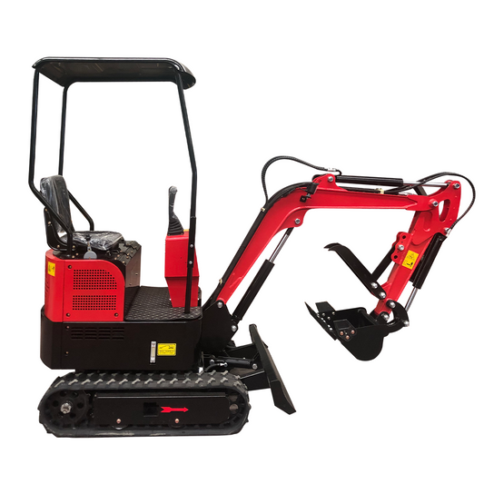 KATOOL Mini Excavator Crawler Digger Bucket /Mechanical thumb B&S Gas Engine