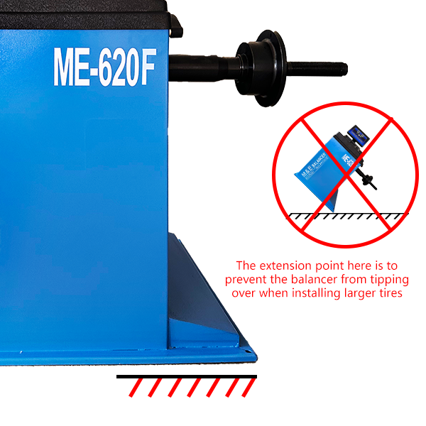 ME-B620F Wheel Balancer