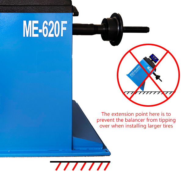 ME-B620F Wheel Balancer
