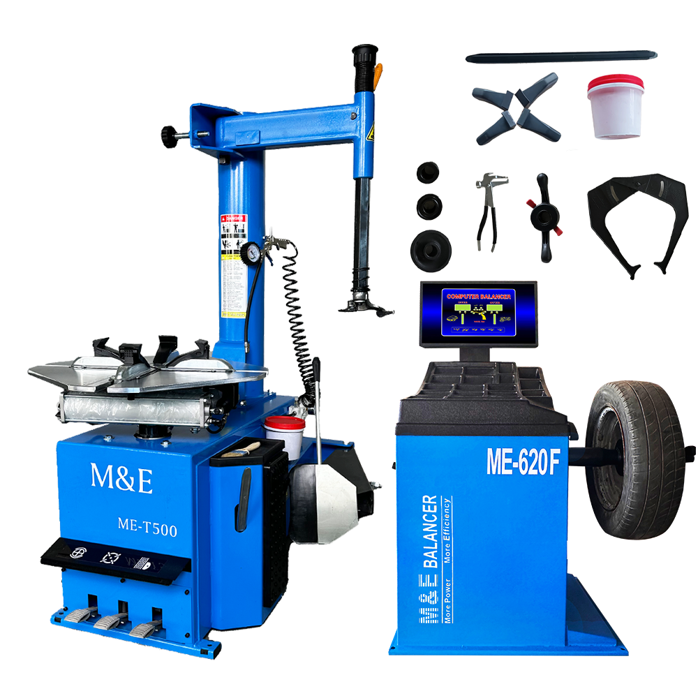 M&E ME-T500 & ME-B620 Tire Machine and Tire Balancer Combo