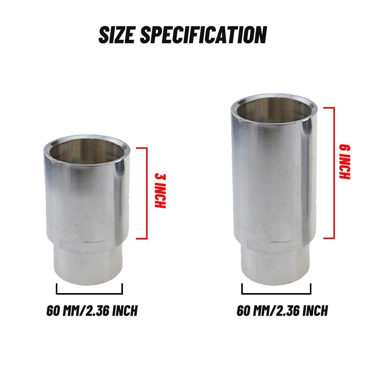 Stack Truck Adapter Kit Replacement for Challenger Lift, Compatible with CL10, E10, VS10 Two Post Lifts, Includes Four 3" & Two 6" Stack Adapters + Organizer