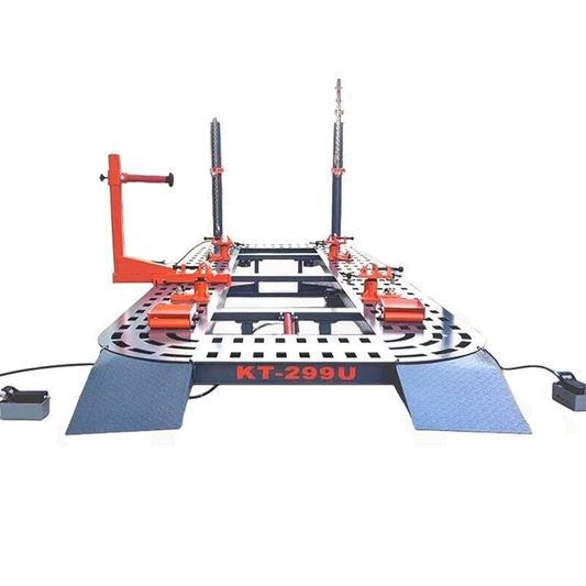 KATOOL 22 FEET 3 TOWERS AUTO BODY FRAME MACHINE WITH CLAMPS HOOKS TOOLS CART