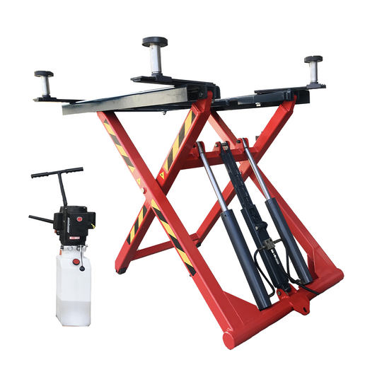 KATOOL 6000LB Portable Mid Rise Scissor Lift 48" Lifting Height (AK-X66) car lift
