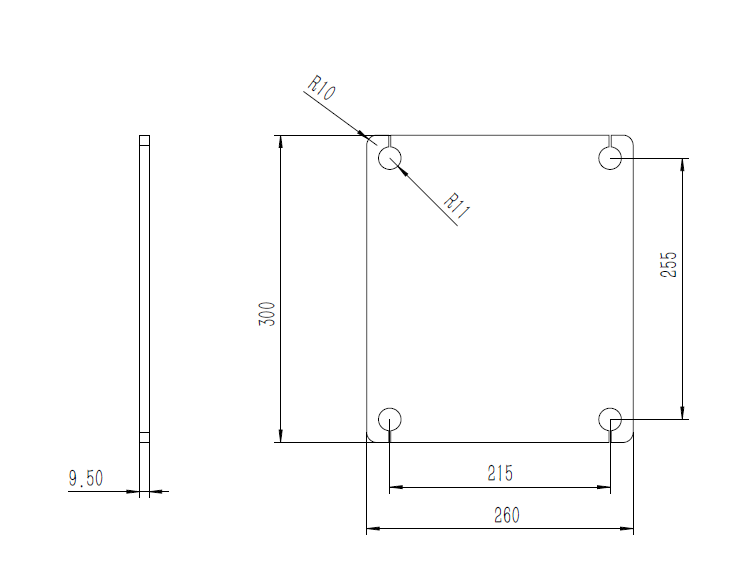 KT-4H110 4 Post/ four Post Vehicle Lift 11,000lbs *Warehouse Pickup ONLY*