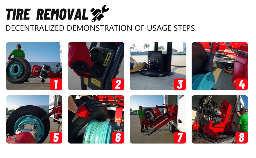 KATOOL KT-308 Mobile Tire Changer (Truck & Car)