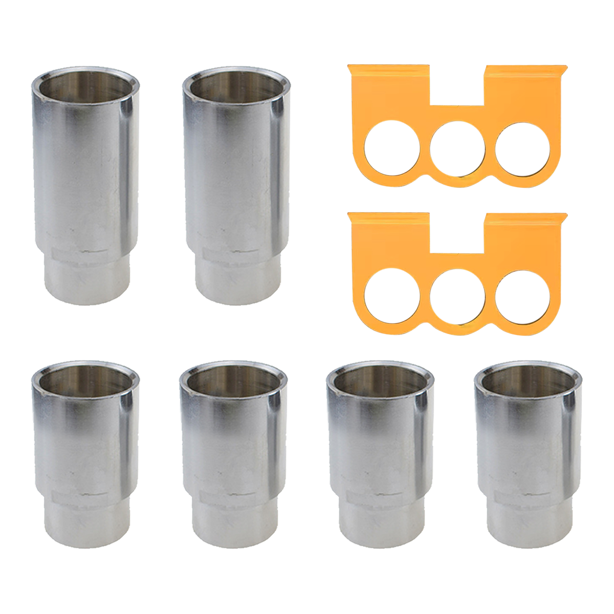Stack Truck Adapter Kit Replacement for Challenger Lift, Compatible with CL10, E10, VS10 Two Post Lifts, Includes Four 3" & Two 6" Stack Adapters + Organizer