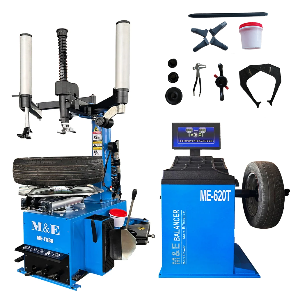 ME-T530Z Tire Changer & ME-B620 Wheel Balancer Combo