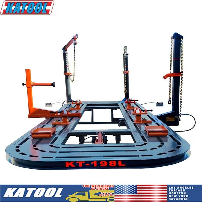 KATOOL 20 FEET LONG AUTO BODY FRAME 3TOWERS WITH CLAMPS, HOOKS, TOOLS PICKUP