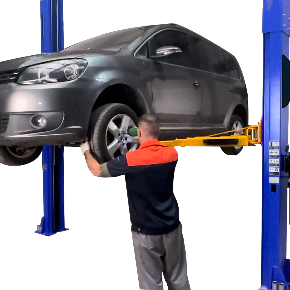 ME15000 lbs Single Point Lock Release Extra Height 167inch 2 Post Lift Two Post Car Lift Auto Lift Car Lift Hoist 2 Post Car Lift for Home Garage and Shop Repair ME-1510