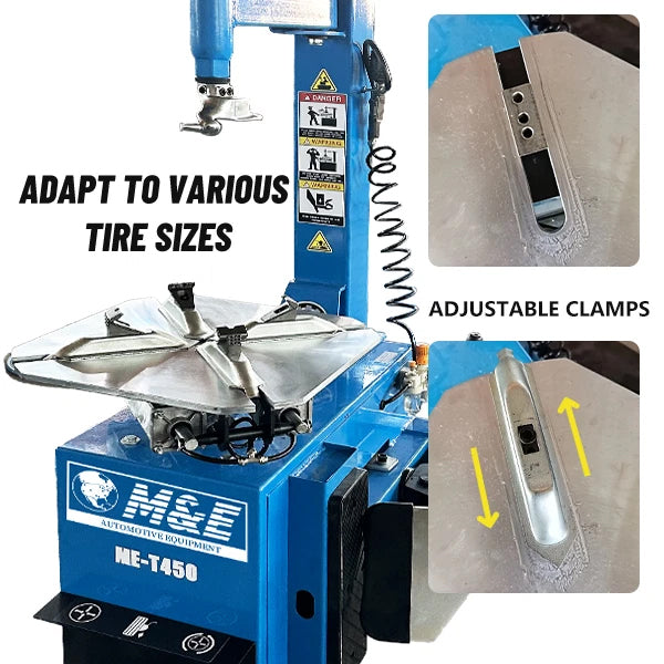 M&E ME-T450 Tire Changer Machine | 10"–24" Rim Capacity