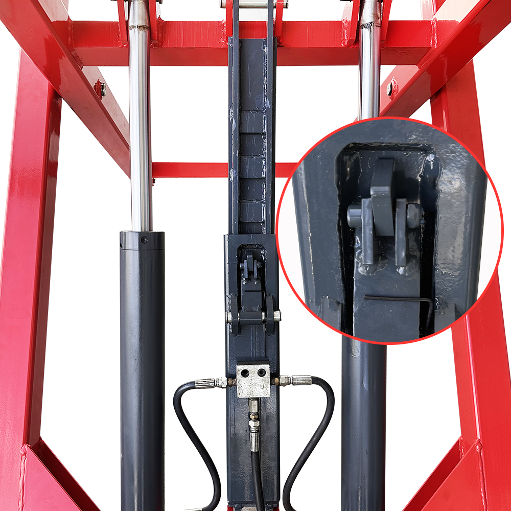 KATOOL 6000LB Portable Mid Rise Scissor Lift 48" Lifting Height (AK-X66) car lift