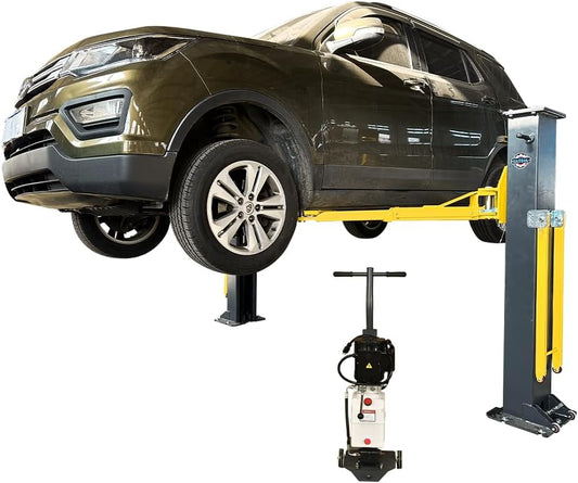 800 lbs Portable 2 Post Lift PMRL-200 Adaptable 2 Post Lift Mobile Car Lift Two Post Lift for Home