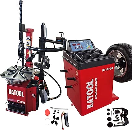 Combo 5: Tire Changer KT-T850 & Wheel Balancer KT-B700