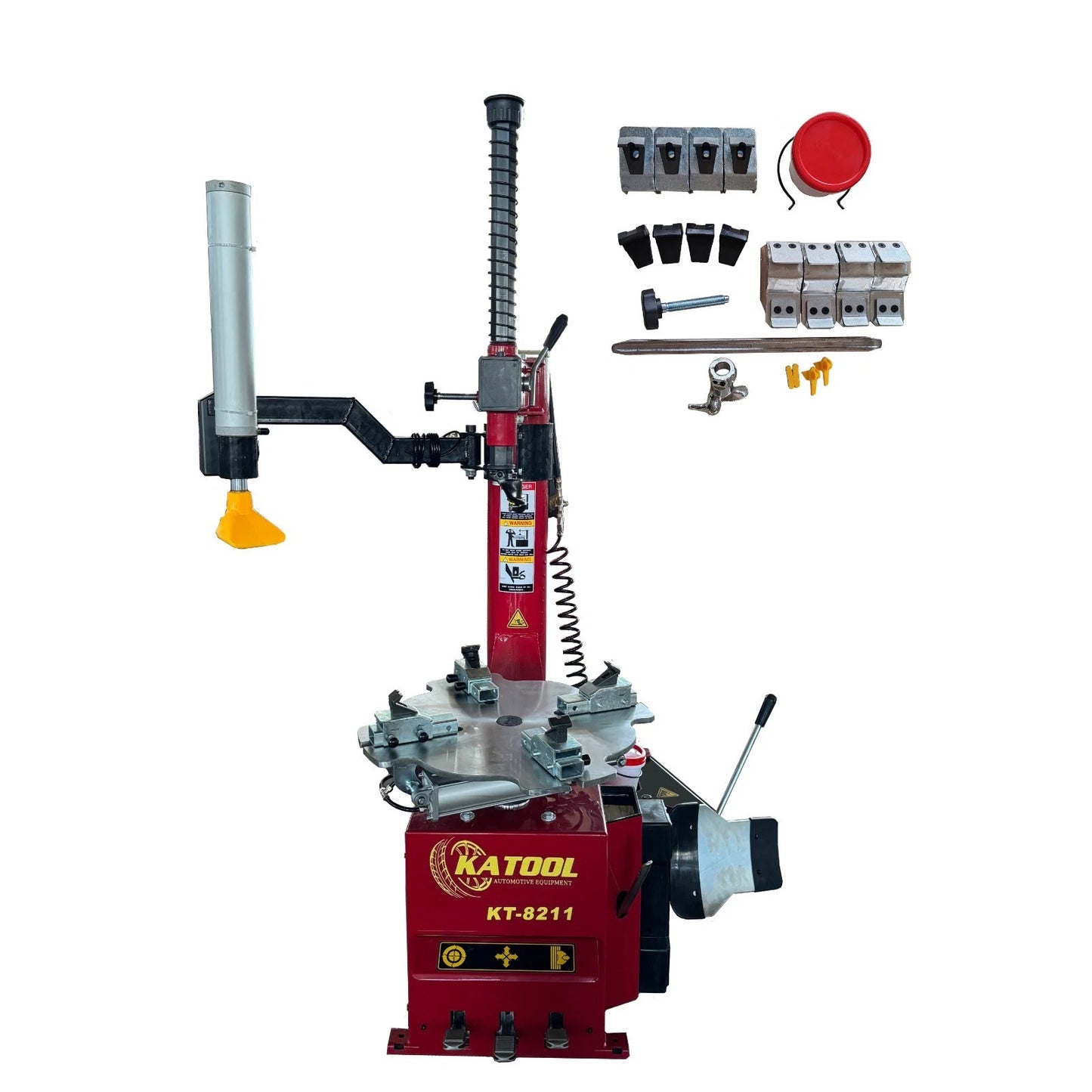 KT-8211 Tire Changer Machine with Left Assist Arm & Rotatable Mounting Head