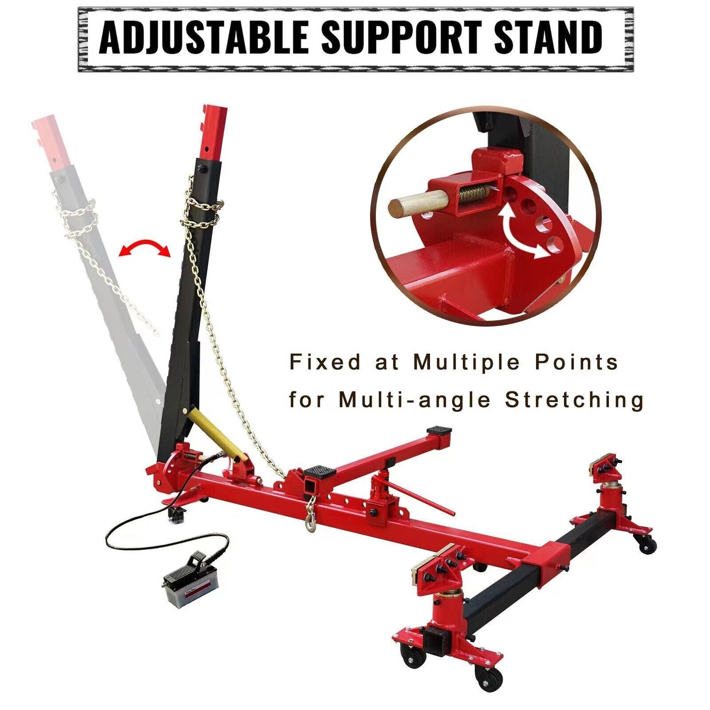 KATOOL Auto Body Puller Frame Straightener with 3 ton Air Jack---KT-255