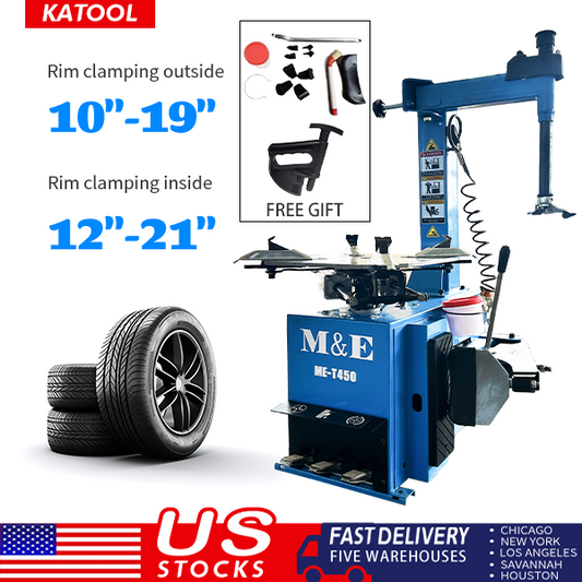 M&E ME-T450 Tire Changer Machine | 10"–24" Rim Capacity