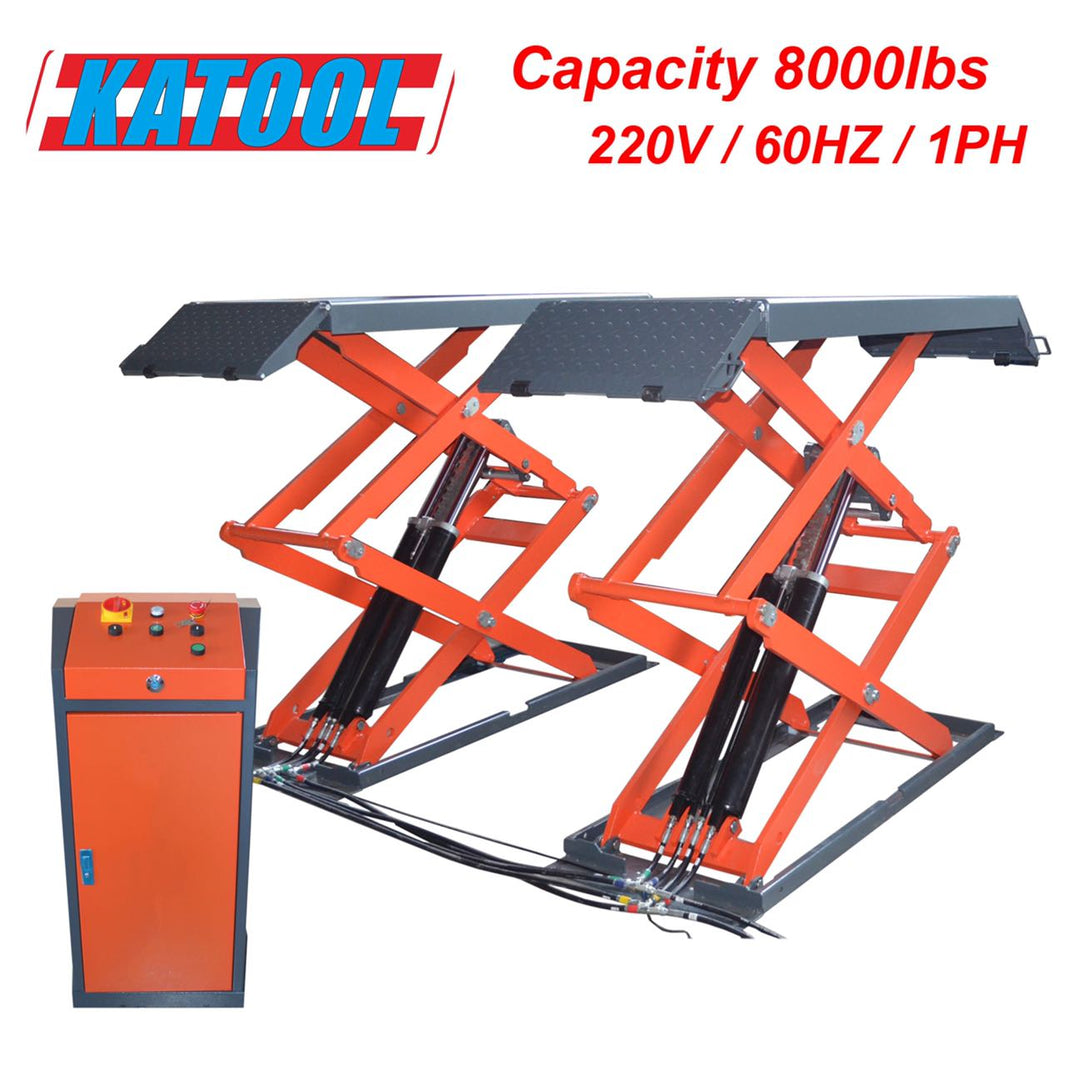 Mid Rise Scissor Lift for Sale Portable Hydraulic Car Scissor Lift Katool Automotive Equipment