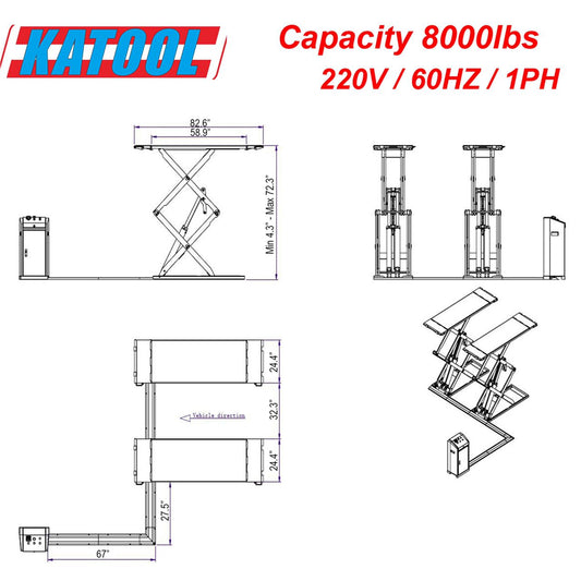 AK-X95 Full Rise Scissor Lift