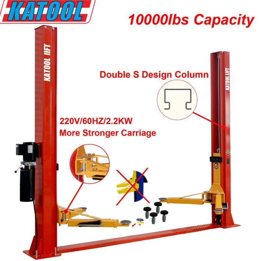 KT-H100 Two Post Vehicle Lift 10,000lbs